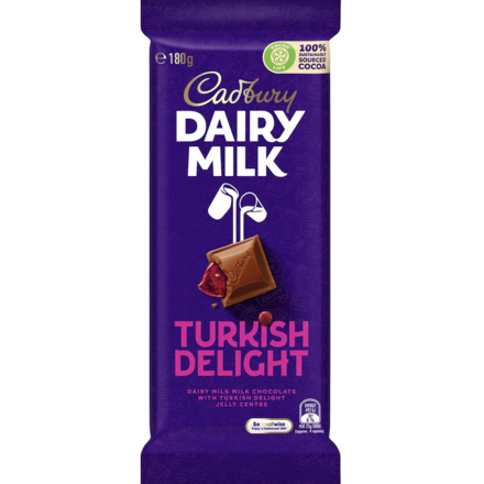 Buy Cadbury Dairy Milk Turkish Delight 180g Best Price in Sri Lanka | Gifty