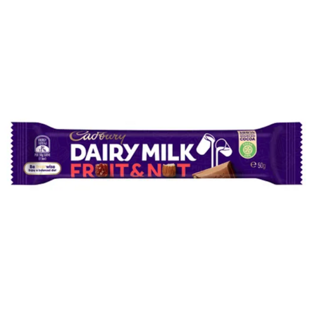 Buy Cadbury Diary Milk Fruit & Nut Milk Chocolate Bar 50g Best Price in Sri Lanka | Gifty