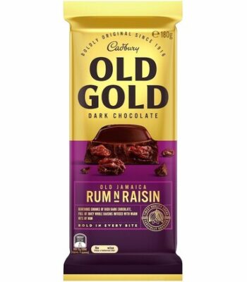 Cadbury Old Gold Jamaica Rum N Raisin 180g | Gifty