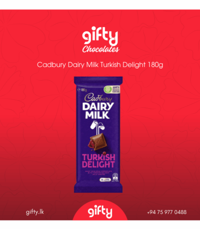 Buy Cadbury Dairy Milk Turkish Delight 180g Gifty.lk Sri Lanka