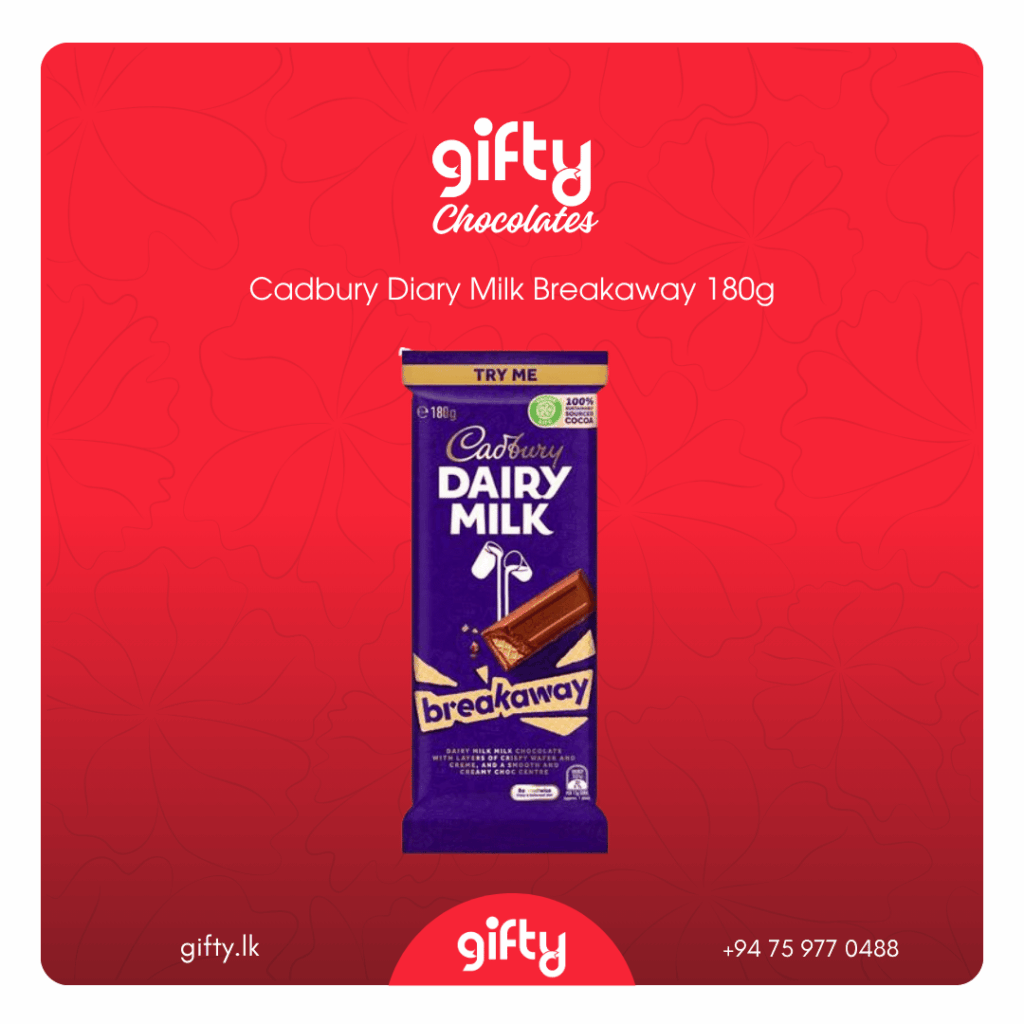 Buy Cadbury Diary Milk Breakaway 180g Gifty.lk Sri Lanka