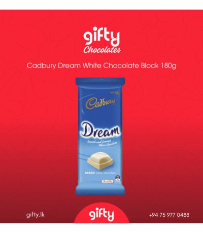 Buy Cadbury Dream White Chocolate Block 180g Gifty.lk Sri Lanka